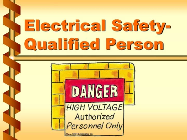 electrical safety qualified person