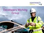 Developers Working Group - slide 1