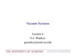 Vacuum Systems - slide 1