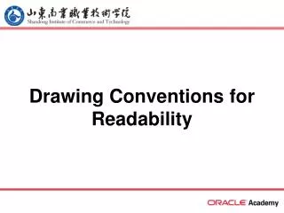 Drawing Conventions for Readability