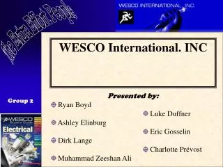 WESCO International. INC