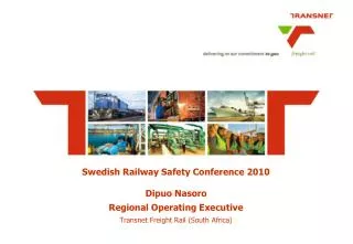 Swedish Railway Safety Conference 2010