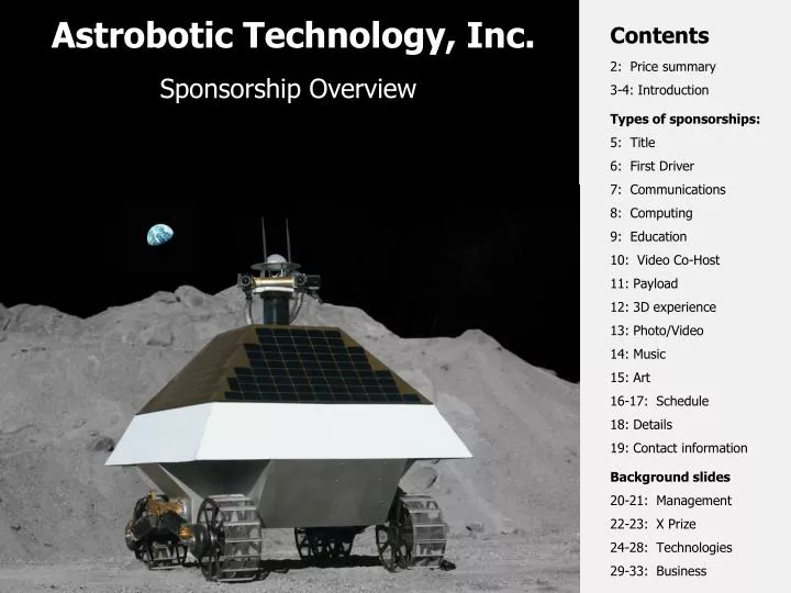 astrobotic technology inc