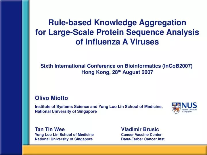 rule based knowledge aggregation for large scale protein sequence analysis of influenza a viruses