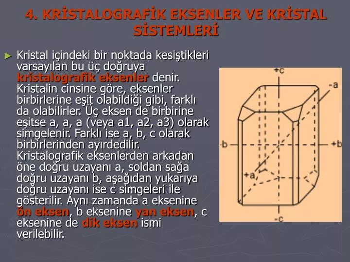 4 kr stalograf k eksenler ve kr stal s stemler