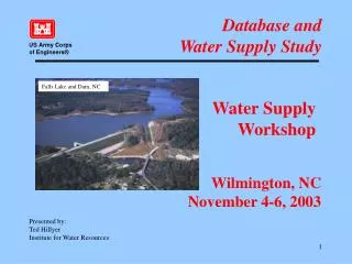 Database and Water Supply Study