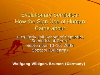 Evolutionary Semiotics: How the Sign Use of Human Came about