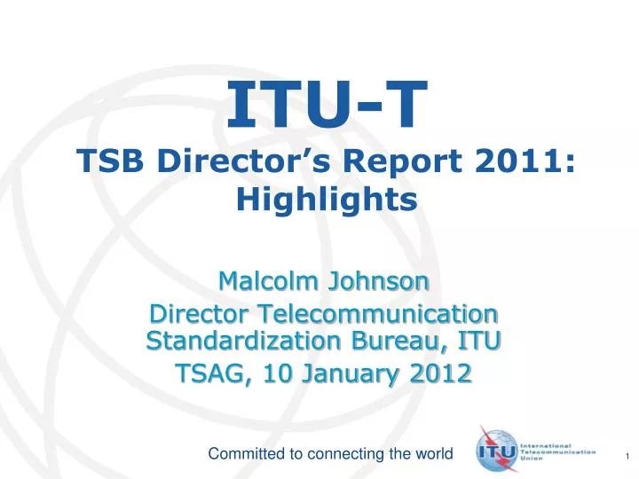 itu t tsb director s report 2011 highlights