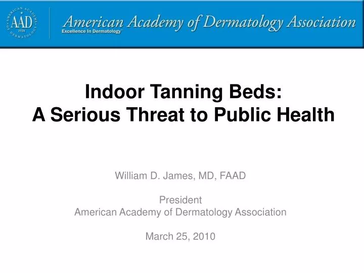 indoor tanning beds a serious threat to public health