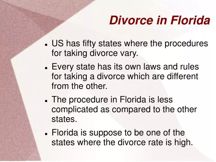 divorce in florida