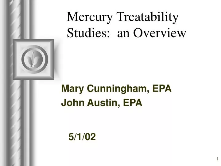mercury treatability studies an overview