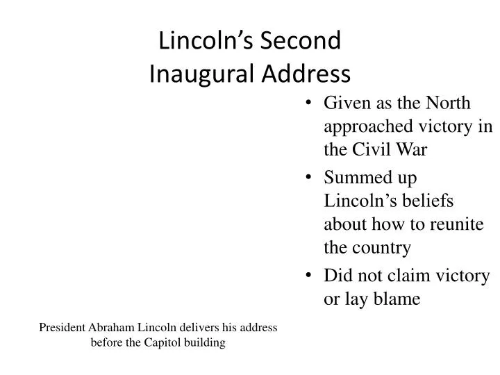 lincoln s second inaugural address