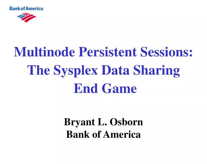 multinode persistent sessions the sysplex data sharing end game