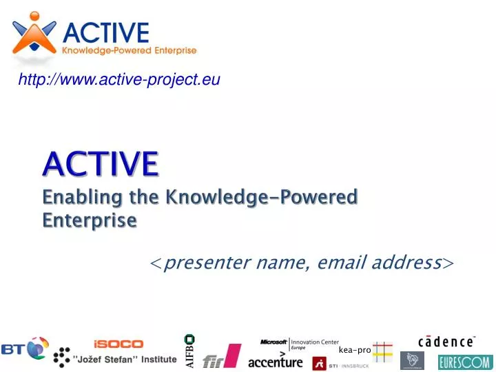 active enabling the knowledge powered enterprise