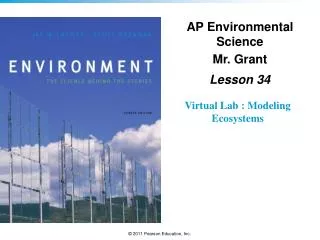 Virtual Lab : Modeling Ecosystems