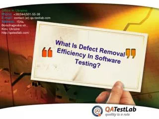 What Is Defect Removal Efficiency In Software Testing?