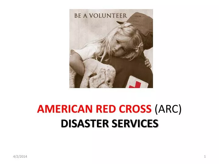 american red cross arc disaster services