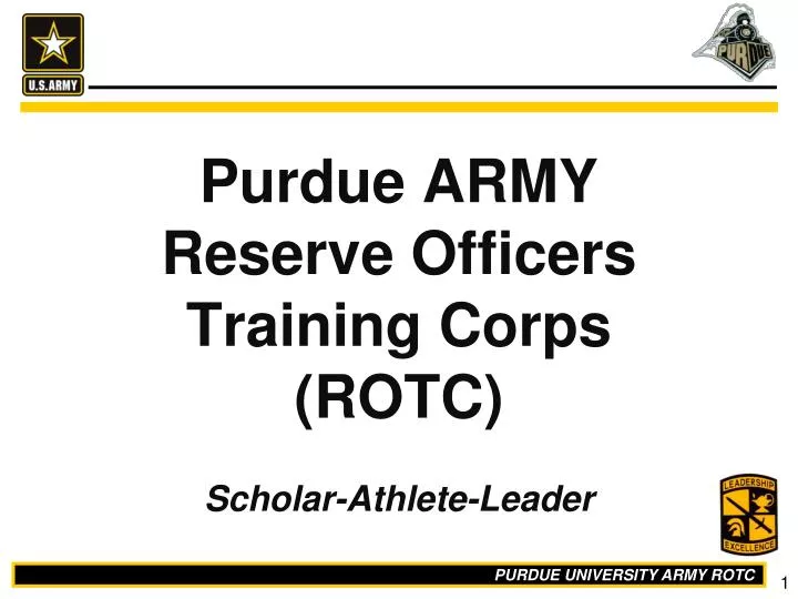 purdue army reserve officers training corps rotc
