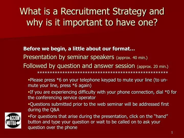 what is a recruitment strategy and why is it important to have one