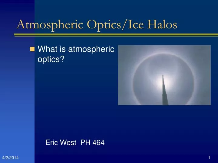 atmospheric optics ice halos