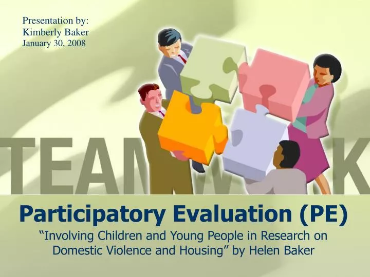 participatory evaluation pe