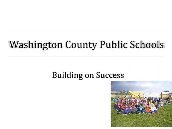 washington county public schools