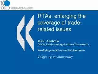 RTAs: enlarging the coverage of trade-related issues
