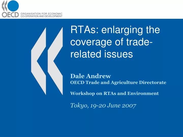 rtas enlarging the coverage of trade related issues