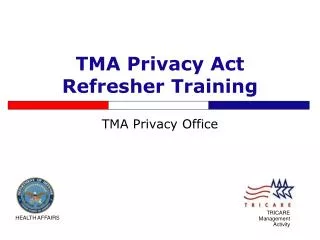 TMA Privacy Act Refresher Training