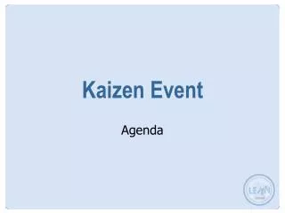 Kaizen Event