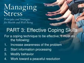 PART 3: Effective Coping Skills