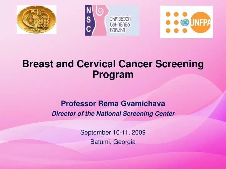 breast and cervical cancer screening program
