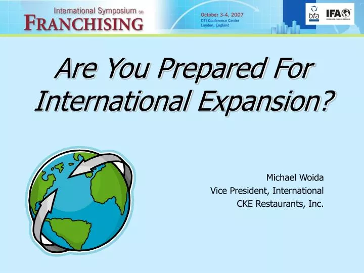 are you prepared for international expansion