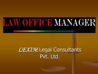 LEXIM Legal Consultants Pvt. Ltd.