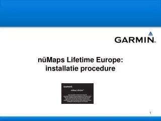 n ü Maps Lifetime Europe: installatie procedure