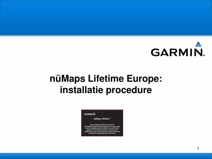 n maps lifetime europe installatie procedure