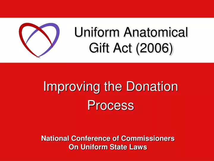 uniform anatomical gift act 2006