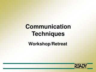 Communication Techniques
