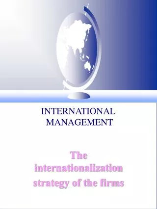 INTERNATIONAL MANAGEMENT