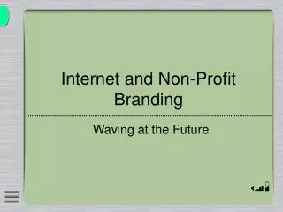 Internet and Non-Profit Branding
