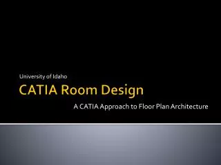 CATIA Room Design