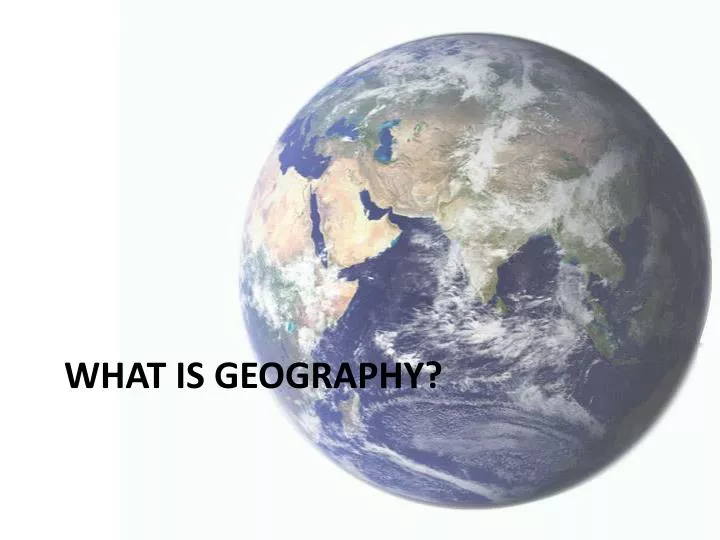 what is geography