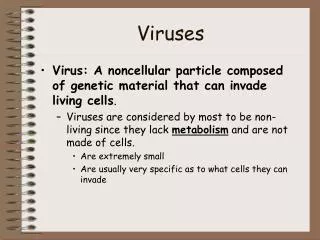 Viruses