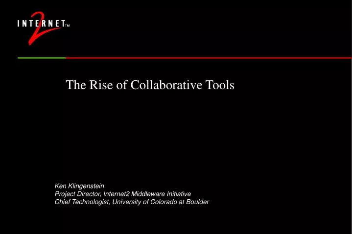 the rise of collaborative tools