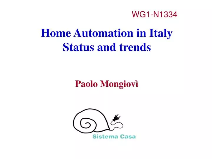 home automation in italy status and trends