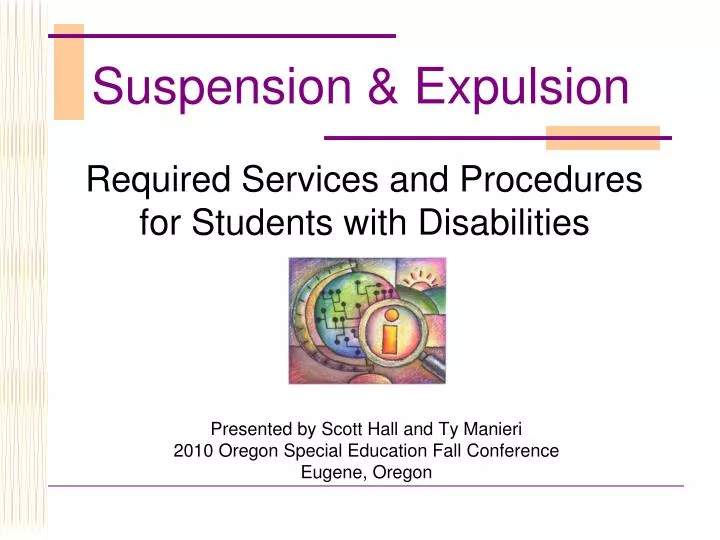 required services and procedures for students with disabilities