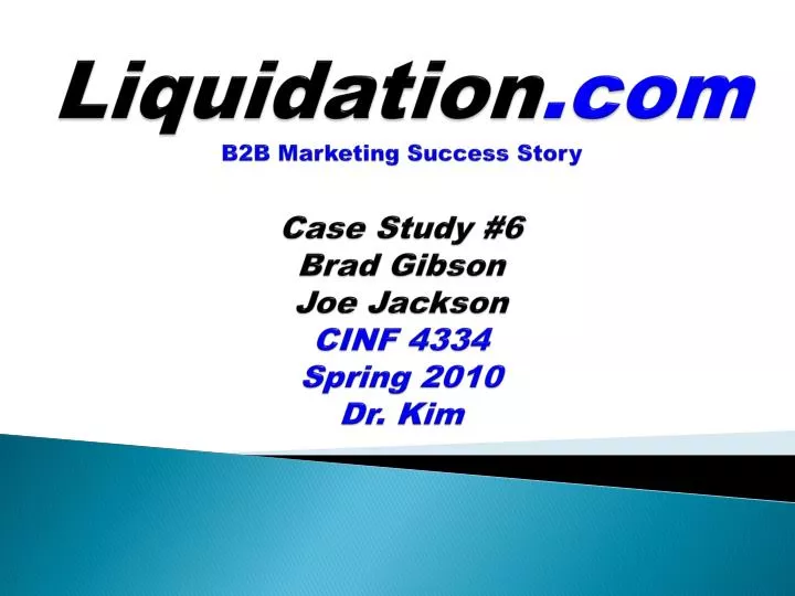 liquidation com b2b marketing success story