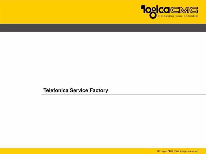 telefonica service factory