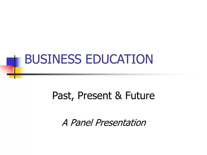 business education