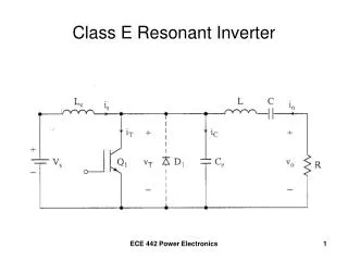 Class E Resonant Inverter
